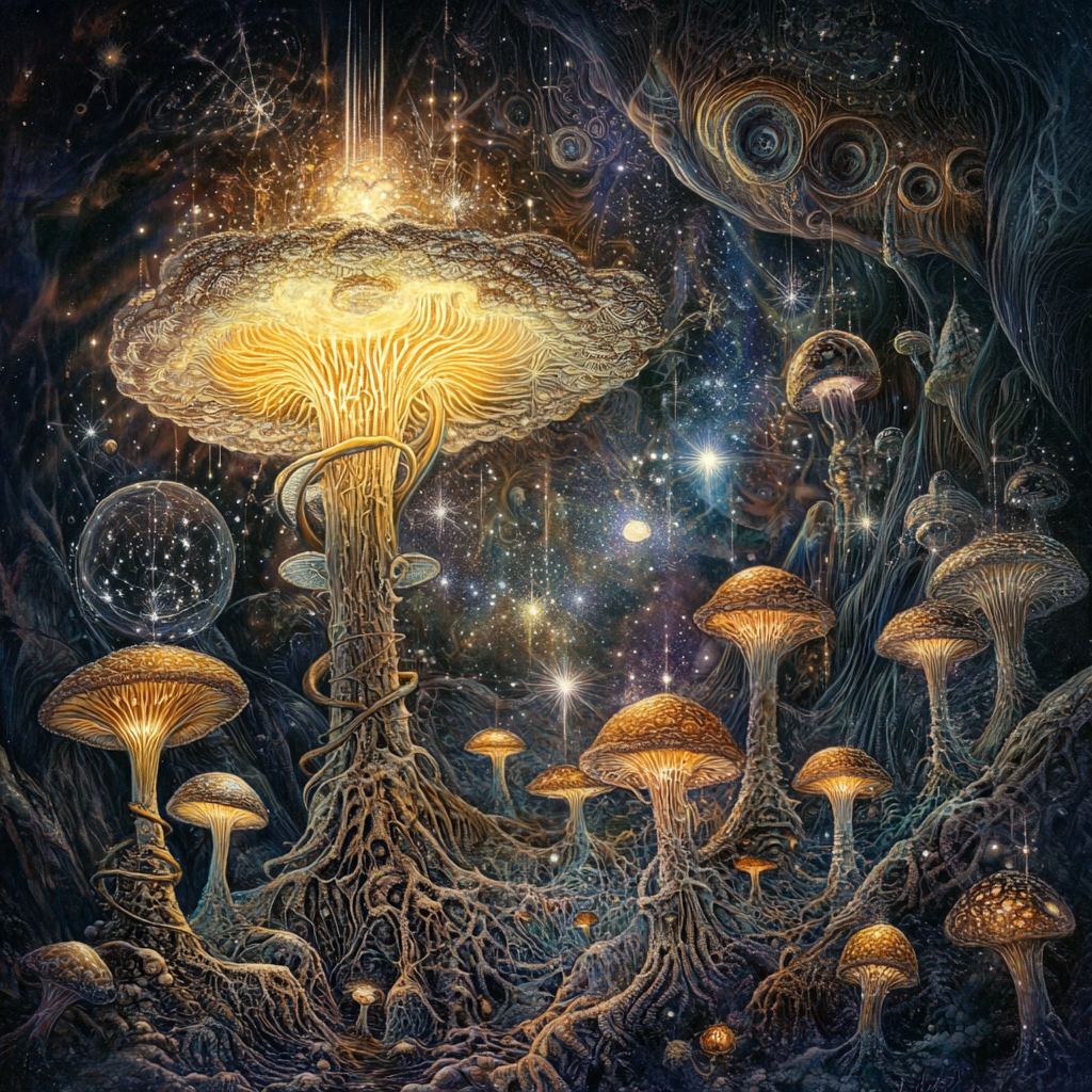 StargazerMushroomMyceliumNetwork Stargazer Mushroom Mycelium Network
